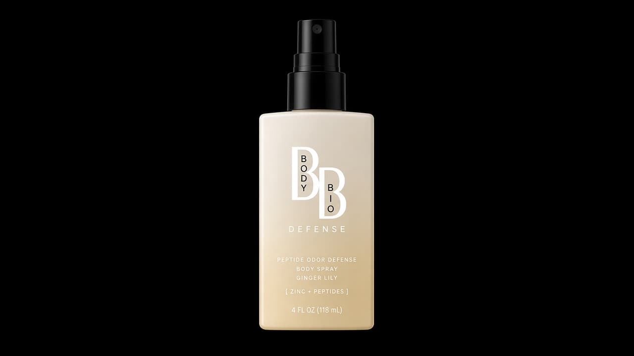 BB Defense Body Spray — Ginger Lily yellow bottle